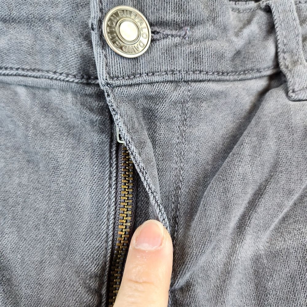 💛Buffalo David Bitton Gray Jeans Size 12 - Picture 7 of 8